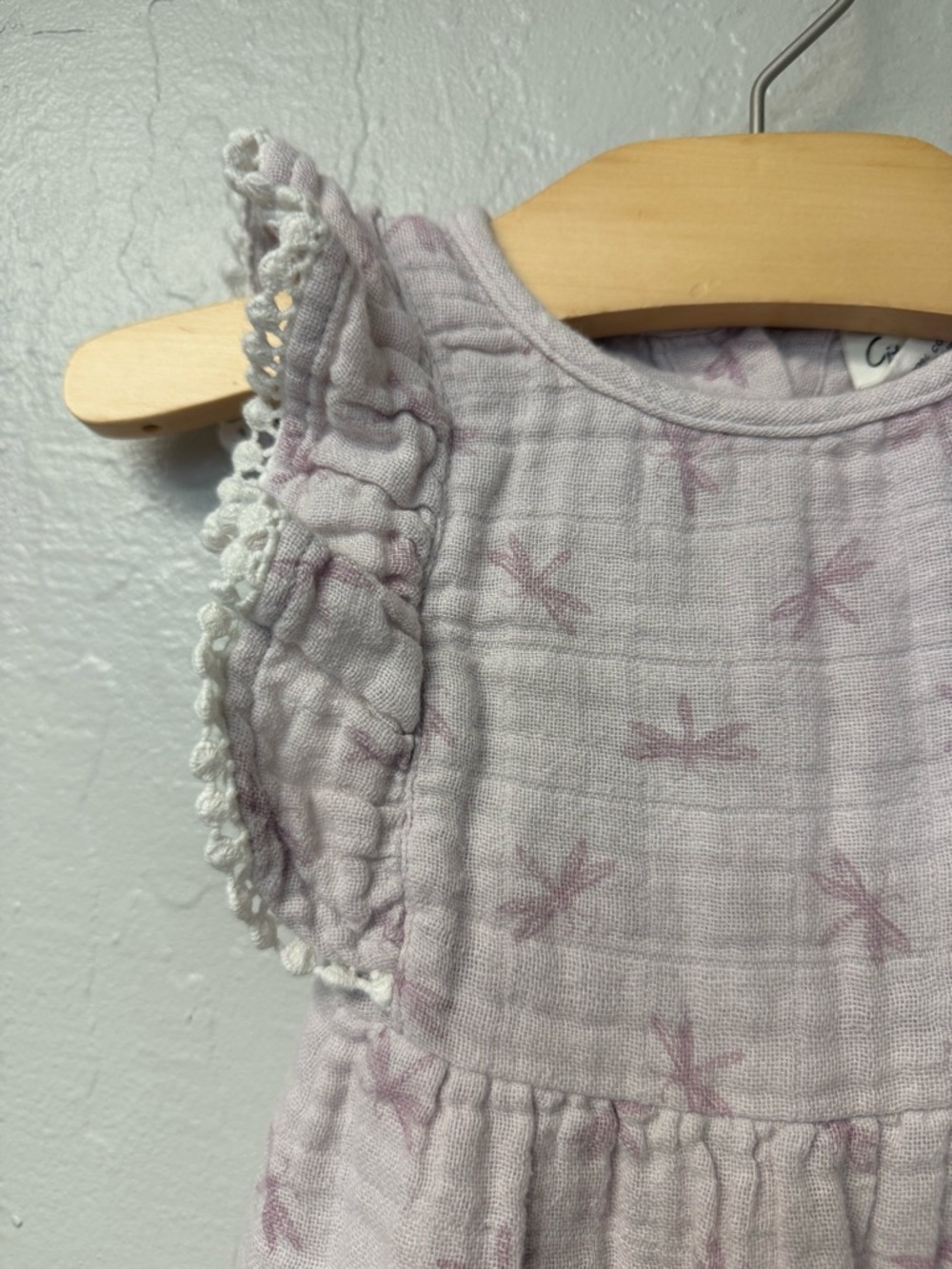 $18 ADD ON City Mouse Muslin Jumpsuit Purple 18-24M Zara Janie and Jack - Picture 3 of 3